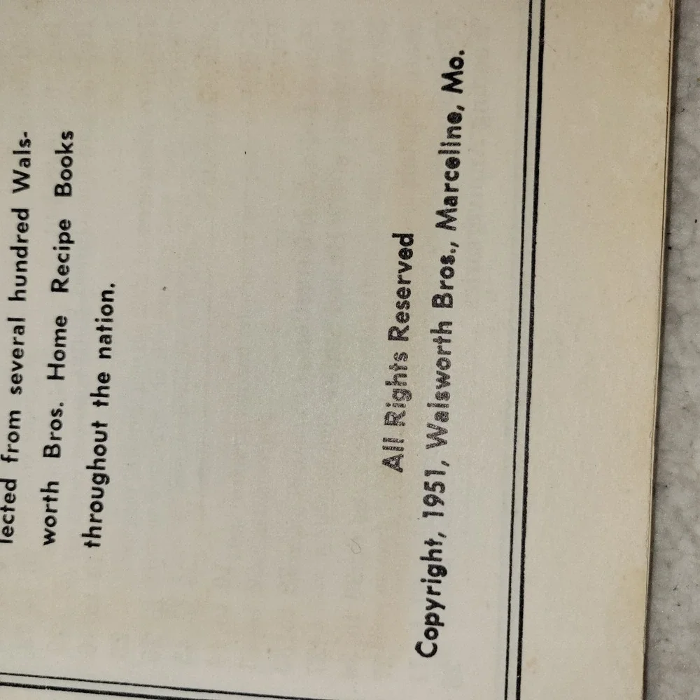 Vintage 1951 Your Household Guide Sanford NC Spiral‎ Cookbook Local Ads Ephemera